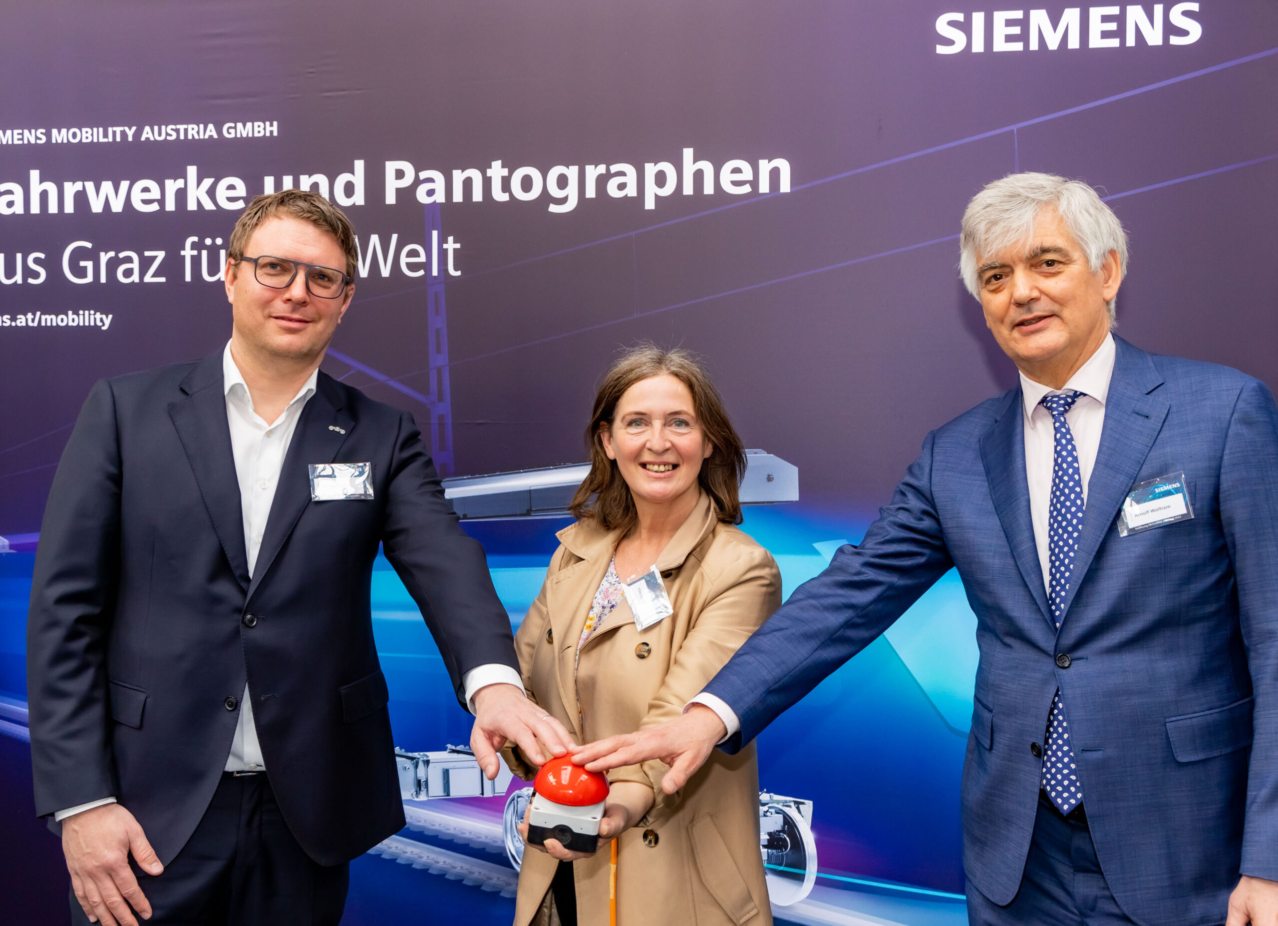 Bürgermeisterin Kahr eröffnet innovatives Prüflabor im Siemens Mobility Werk Graz